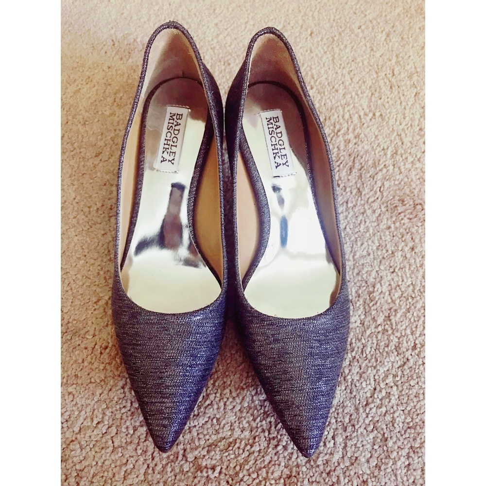 Badgley Mischka Grace II Metallic Mid Pump